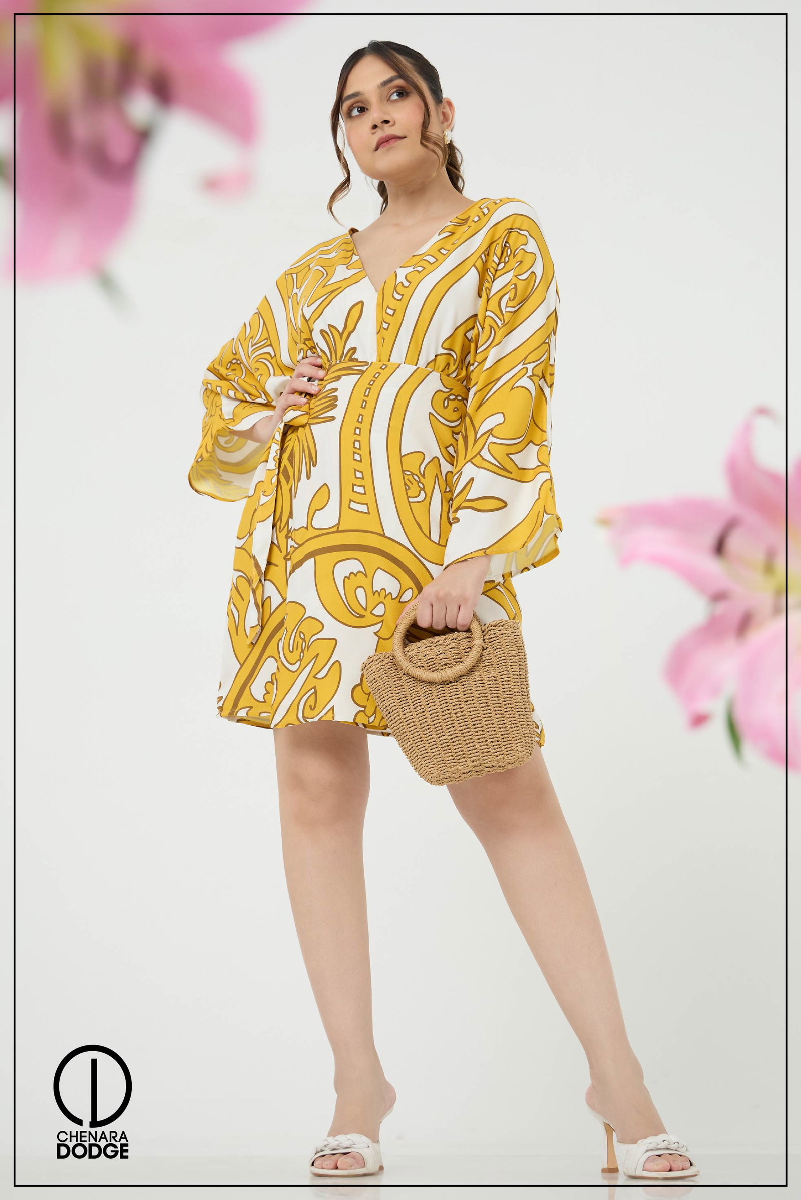 Emma Versatile Crew Neck Loose Fit Mini Dress For Effortless Style main image 1